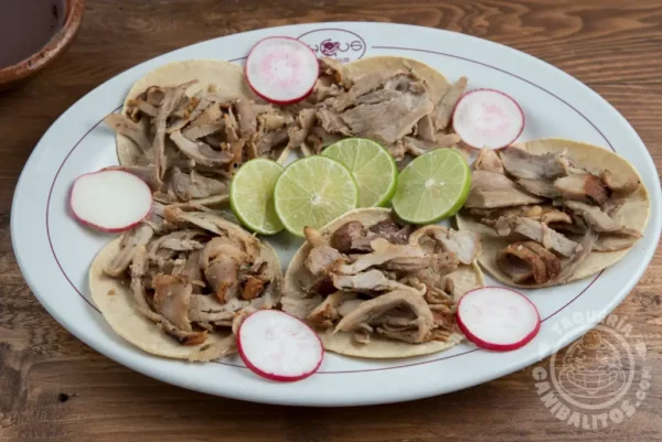 Orden de 5 tacos orientales de maíz