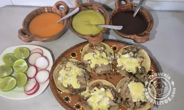 Orden 5 tacos orientales de maíz c/queso