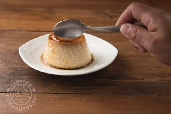Flan horneado