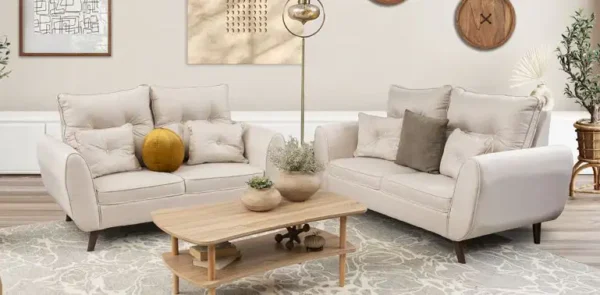 Sala Aria Beige 2 Piezas - Imagen 5